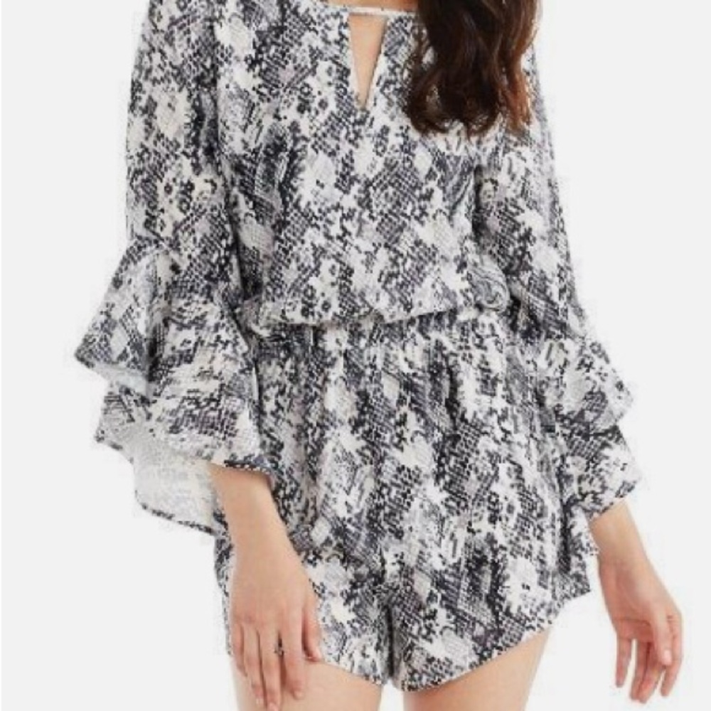 Black and White Romper